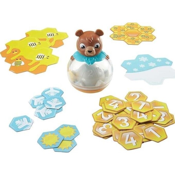 Mattel Fisher Price Buzzy Bear Cooperative Kids Game for 2 to 4 Players Age 3+ - Picture 3 of 6